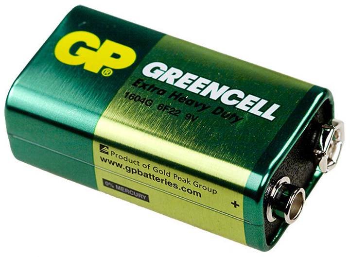 Батарейка крона GP Greencell 9V 6F22 – фото, отзывы, характеристики в ...