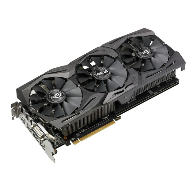 Видеокарта ASUS Radeon RX 580 ROG STRIX 8G GAMING GDDR5 (256bit) (1360/ ...