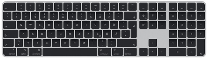 Klawiatura bezprzewodowa Apple Magic Keyboard z Touch ID i klawiaturą numeryczną Bluetooth Niemiecka (MMMR3D/A) - obraz 1