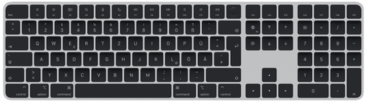 Клавіатура бездротова Apple Magic Keyboard з Touch ID і цифровою панеллю Bluetooth German (MMMR3D/A) - зображення 1