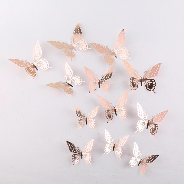 Настенный декор бабочки (33 фото)