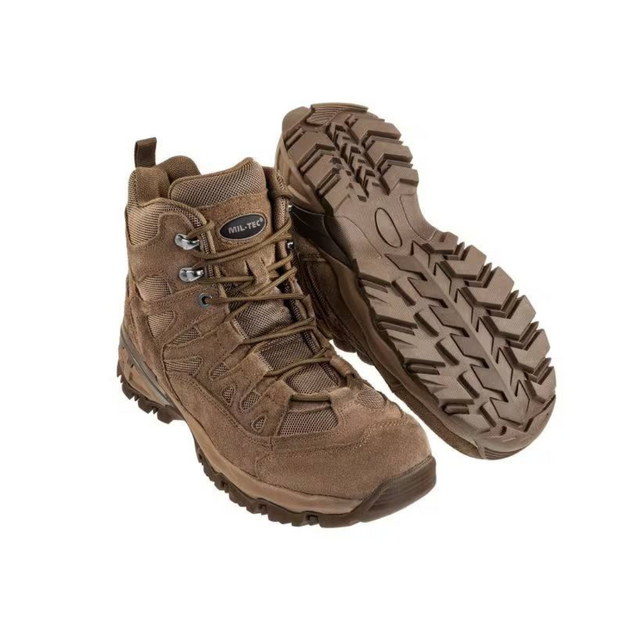 Черевики військові Trooper mil-tec коричневі літні тактичні коричневі взуття 42 (27 cм) - зображення 1