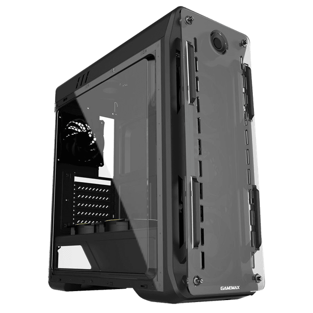 Корпус компьютерный ATX GameMax Optical Black без блока питания/Middle tower/RGB-подсветка Черный - изображение 2