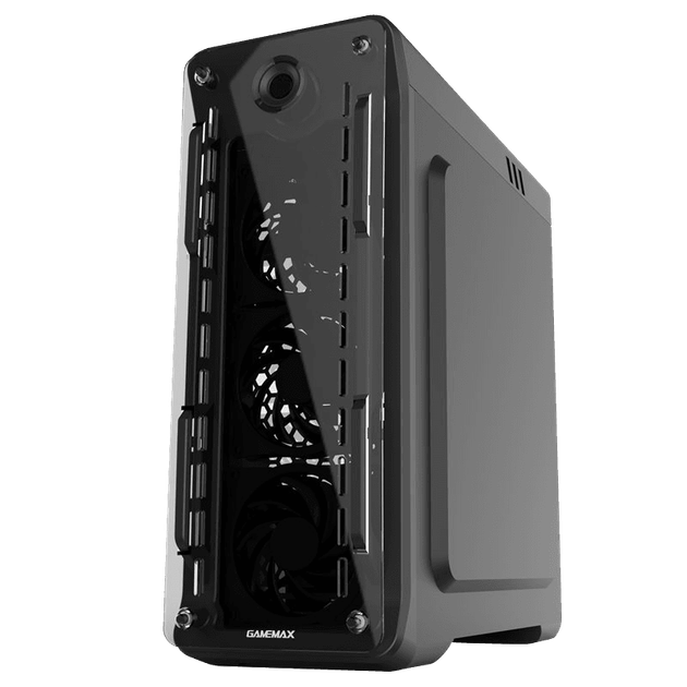 Корпус компьютерный ATX GameMax Optical Black без блока питания/Middle tower/RGB-подсветка Черный - изображение 3