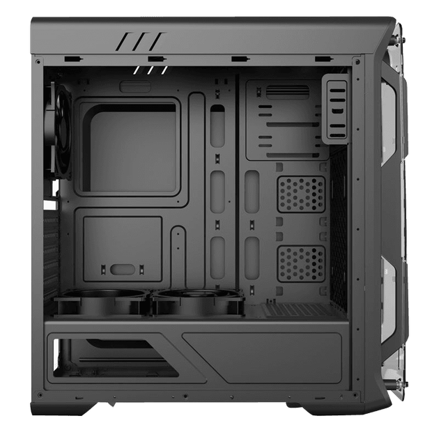 Корпус компьютерный ATX GameMax Optical Black без блока питания/Middle tower/RGB-подсветка Черный - изображение 8