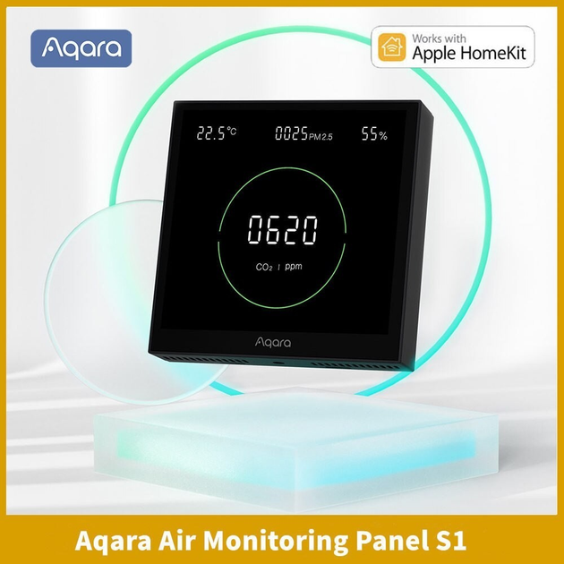 Панель моніторингу якості повітря Aqara S1 Air Quality Monitor Sensor Panel Apple HomeKit