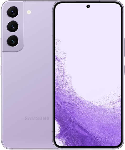 Smartfon Samsung Galaxy S22 8/256GB Lawendowy (SM-S901BLVGEUE) - obraz 1