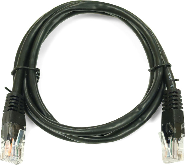 Патч-корд Kingda UTP CAT 5e 0.25 м Черный (PAUT3025-BK) – фото, отзывы ...