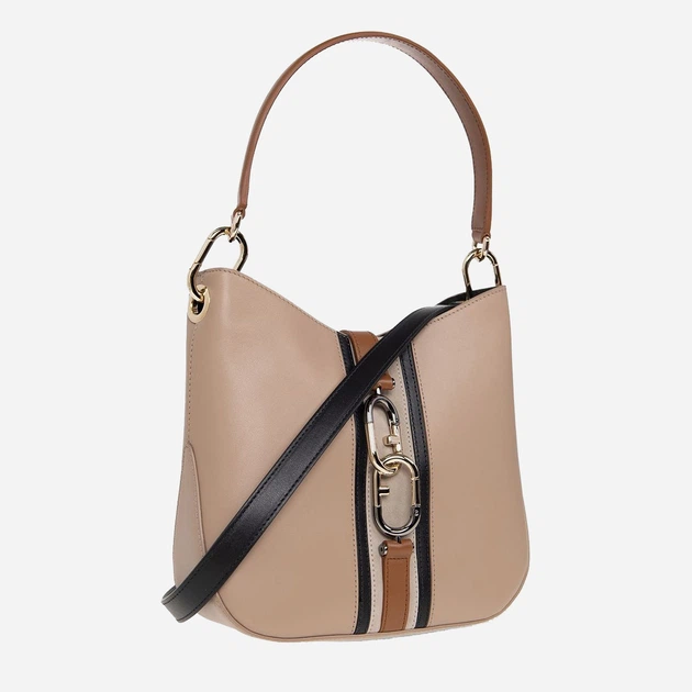Skórzana Torebka damska przez ramię Furla Sirena S Hobo WB00355BX04581560S9023 Toni Greige (8050597205953) - obraz 4