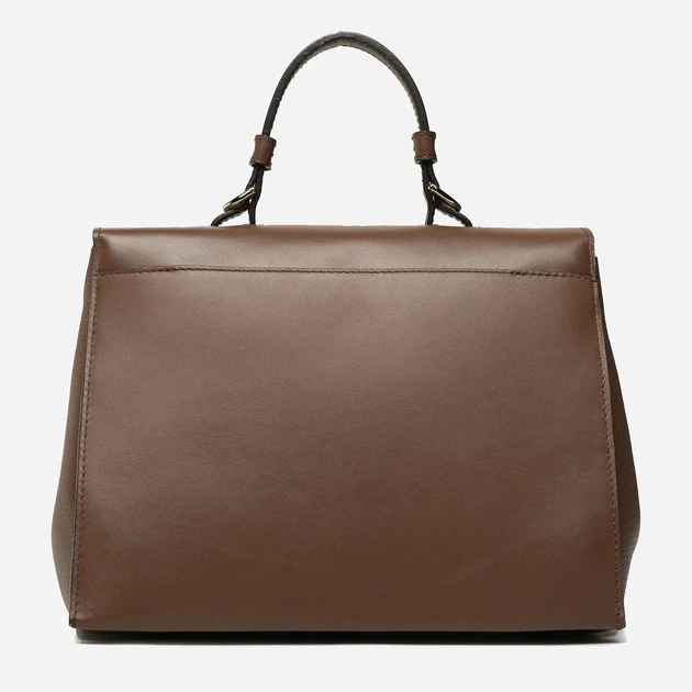 Skórzana Torebka damska przez ramię Furla Emma S Top Handle WB00567BX00530637S9050 Praline (8050597206356) - obraz 3