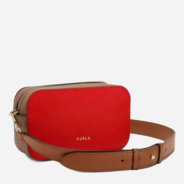Сумка крос-боді жіноча шкіряна Furla Primula Mini Crossbody WB00667BX11951571S9035 Spritz Greige (8050597206738) - зображення 4