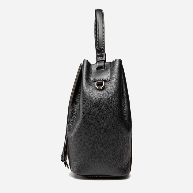 Skórzana Torebka damska przez ramię Furla Miastella S Bucket Bag WB00326BX0053O60001007 Nero (8050597036182) - obraz 4