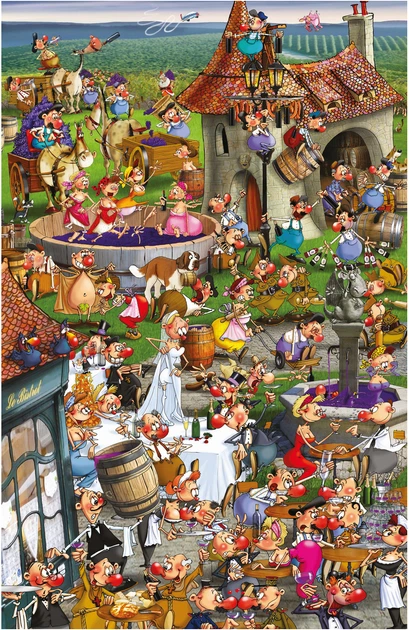 Puzzle Piatnik Historia wina 1000 elementów (9001890535246) - obraz 2
