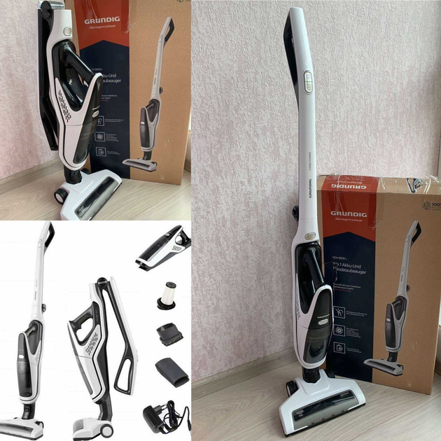 Бездротовий акумуляторний пилосос 2 в 1 GRUNDIG VCH 9929L – фото ...