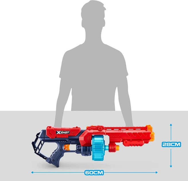Скорострельный бластер XSHOT 36349-2022 X-Shot Turbo Advance Foam