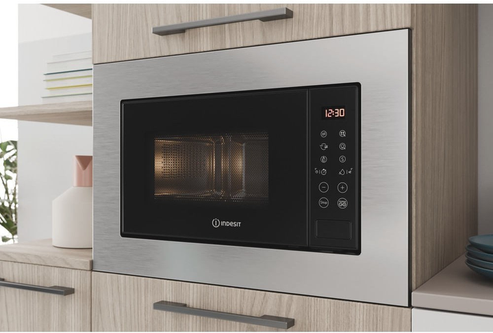 Wbudowana kuchenka mikrofalowa Indesit MWI 120 GX - obraz 4