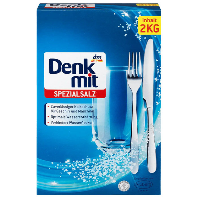 Соль для посудомойки Denkmit 2 кг – фото, отзывы, характеристики в .