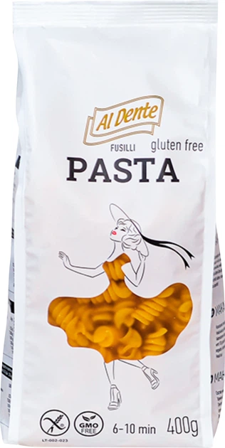 Макароны FOKSAS Al Dente Фузилли без глютена 400 г (4779048081147 ...