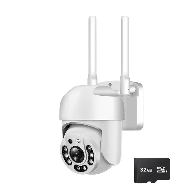 Уличная Wi-Fi камера видеонаблюдения Smart Camera HD YHQ03S 2.0Мп, поворотная, с ночной съёмкой и удаленным доступом + Карта 32Гб - изображение 4