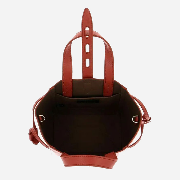 Torebka crossbody damska ze skóry naturalnej Furla Net Mini Tote BASRFUAHSF000CL0001007 Brązowa (8050597191515) - obraz 6