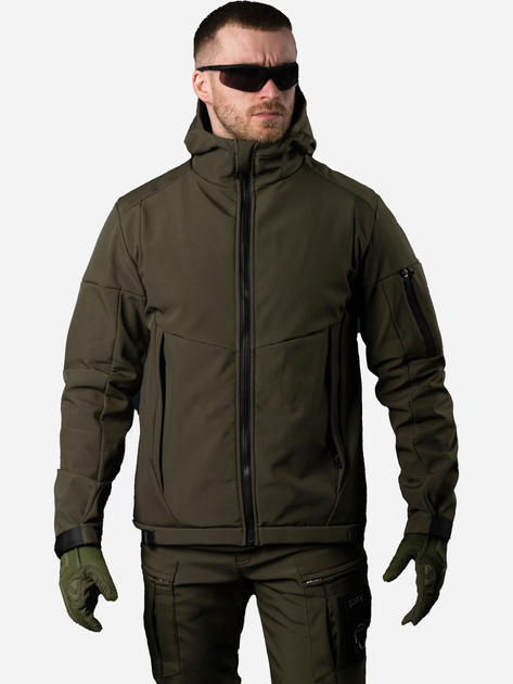 Тактична куртка утеплена BEZET Softshell Робокоп 6289 3XL Хакі (2000105899682) - зображення 1
