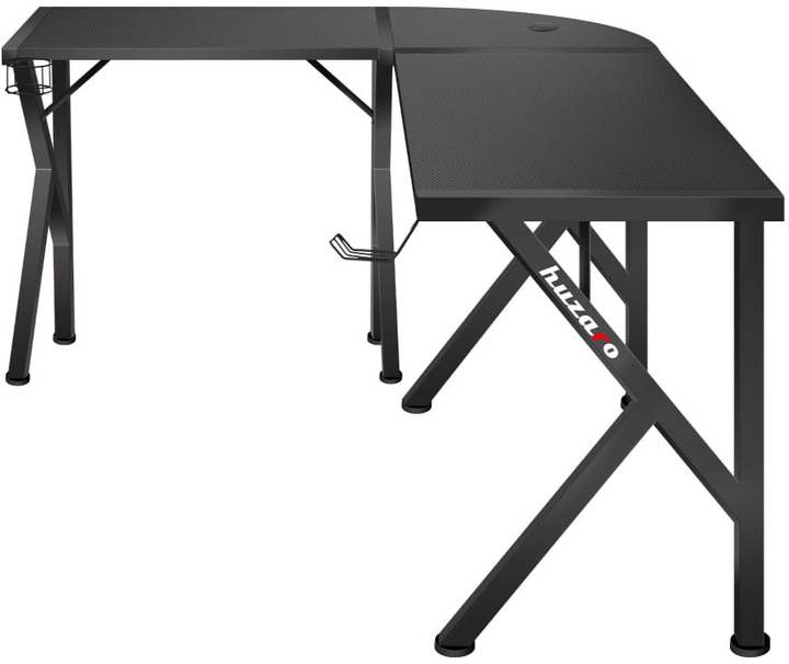 Biurko gamingowe Huzaro Hero 6.3 Black - obraz 3