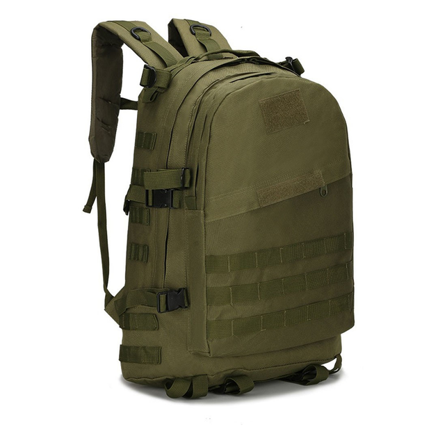 Тактичний похідний рюкзак Military військовий водовідштовхуючий рюкзак 30 л 49x34x16 см Хакі - зображення 1