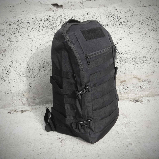 Городской рюкзак Military военный тактический рюкзак сумка 20л 45x26x17 см Черный - изображение 2