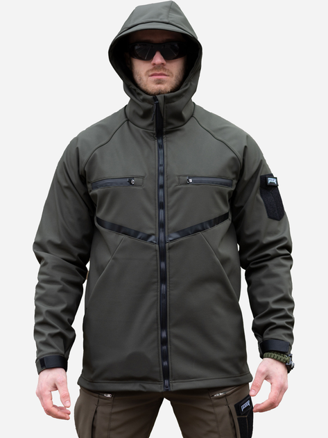 Тактична утеплена куртка BEZET Softshell Omega 6281 M Хакі (2000182920200) - зображення 1