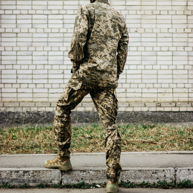 Військова форма ЗСУ Літня піксель ММ14, тактична форма піксель Ріп Стоп, розмір 56 армійський чоловічий одяг для військових - зображення 2