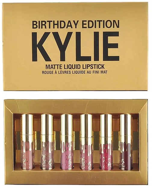 Набор матовых помад Кайли Kylie Birthday Edition (1228) - изображение 3