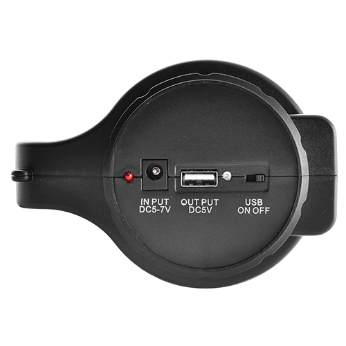 Переносной светодиодный фонарь светильник + Power Bank 2895U, 5W+20SMD, зарядка 220 В - изображение 3