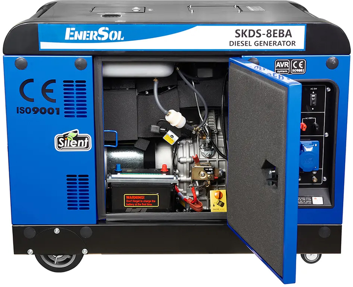Генератор дизельний EnerSol SKDS-8EBA 7.5 кВт - зображення 2