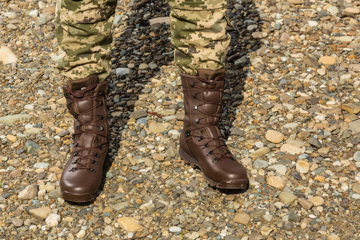Легкие кожаные тактические военные берцы ALTBERG Sneeker 41 коричневые - изображение 2
