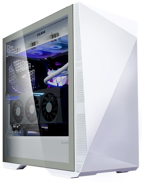 Корпус Zalman Z9 Iceberg, MidT,E-ATX, 2xUSB2.0,2xUSB3.0, 2x140мм,скло ...