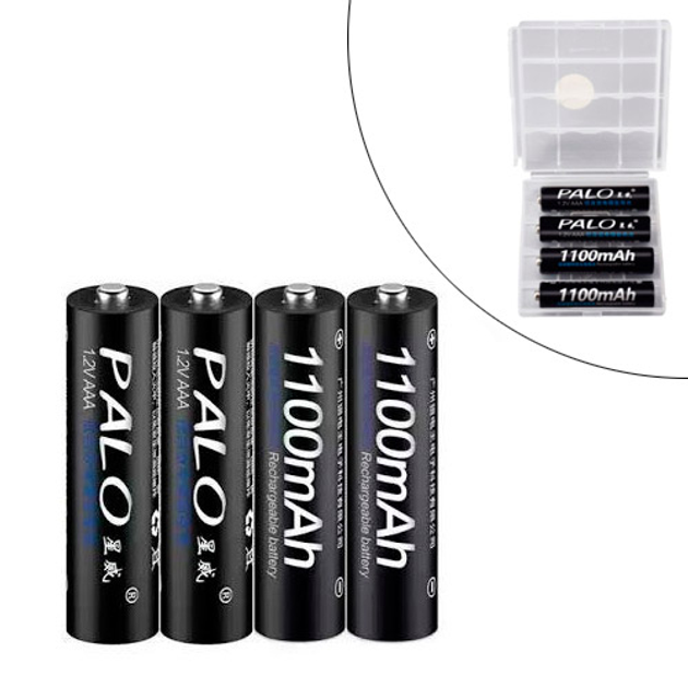 Piles rechargeables AA LR06 2000mAh 1.2V PKCell
