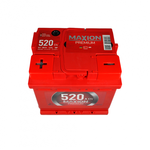 Автомобільний аккумулятор Maxion Premium 50Аh 520A L+ - зображення 2