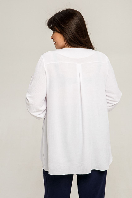 Женская туника больших размеров UF-Fashion AP - 101404 54 белый от ...