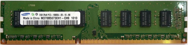 пам'ять Samsung 2GB DDR3 1333 (M378B5673EH1-CH9) - Фото 1 пам'ять Samsung 2GB DDR3 1333 (M378B5673EH1-CH9) - изображение 1
