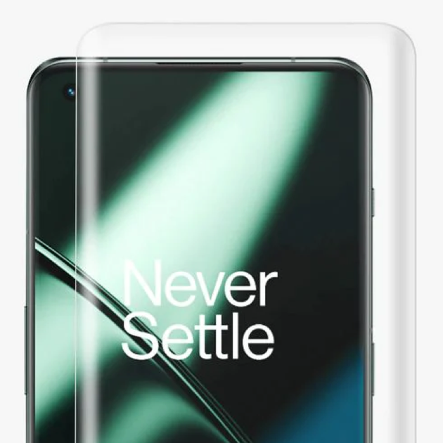 Защитное стекло DK для OnePlus 11 | UV Curved (015456) (clear) - Фото 5 Защитное стекло DK для OnePlus 11 | UV Curved (015456) (clear) - изображение 5