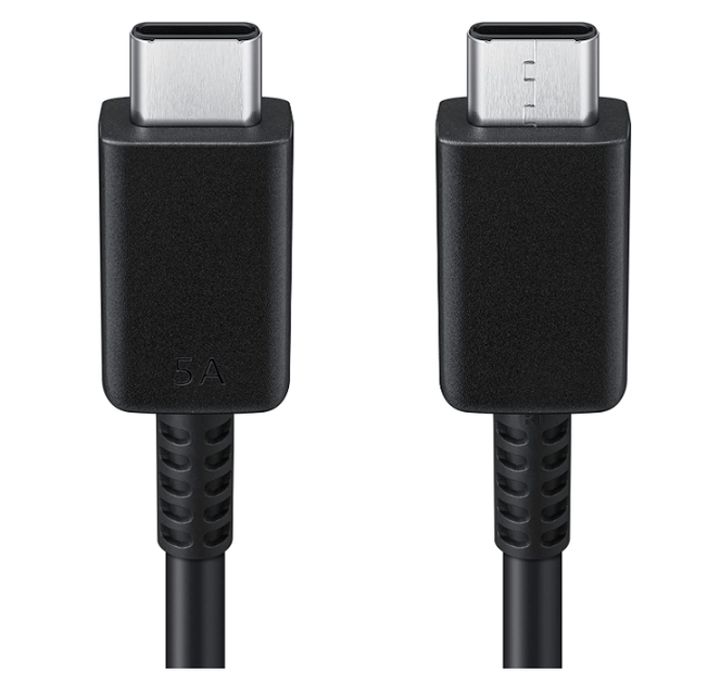 Кабель 45W / 5A 1m Type-C на Type-C (EP-DN975) для Samsung (OEM) (black) - изображение 3