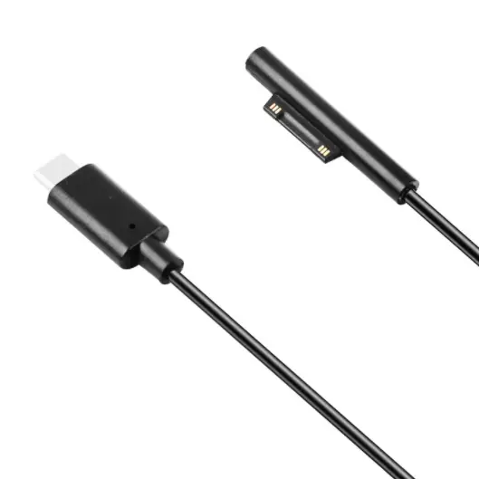 Кабель DK 180см Cable Type-C / USB-C для Microsoft Surface Go / Book / Laptop / Pro (black) - Фото 1 Кабель DK 180см Cable Type-C / USB-C для Microsoft Surface Go / Book / Laptop / Pro (black) - изображение 1