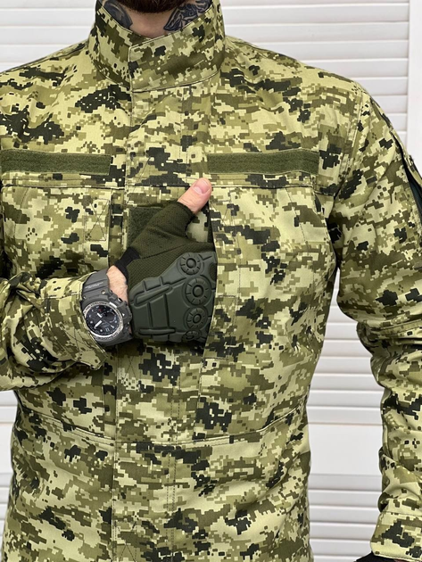 Тактичний військовий костюм Статутний ГОСТ ( Кітель + Штани ), Камуфляж: Піксель, Розмір: 46/3 - зображення 2