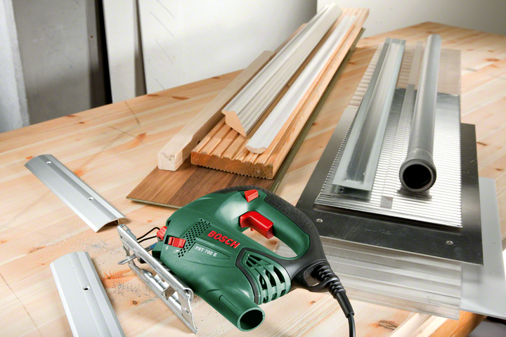 Лобзик электрический Bosch PST 700 E, 500 Вт, глубина реза 70 мм + полотно T144 D + кейс (06033A0020) - изображение 13