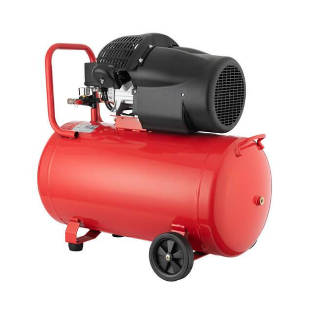 Компресор 100 л, 2.23 кВт, 220 В, 10 aтм, 354 л/хв, 2 циліндри INTERTOOL PT-0005 - изображение 4