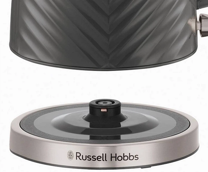 Czajnik elektryczny Russell Hobbs Groove Grey 26382-70 (AGD-CZA--0000098) - obraz 5
