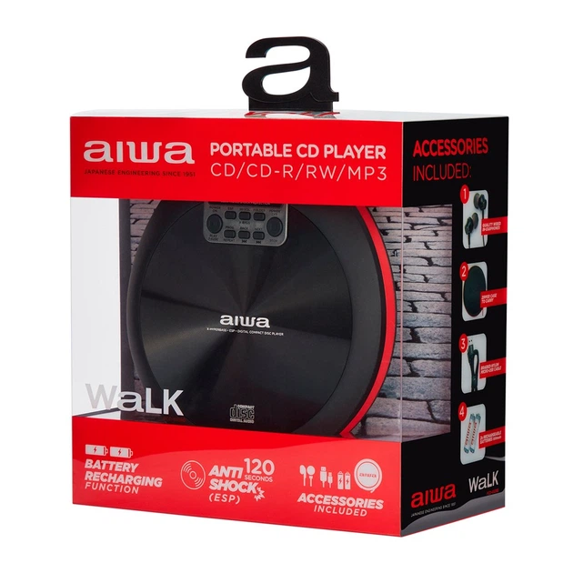 CD плеер AIWA PCD-810RD. Цвет красный и черный – фото, отзывы