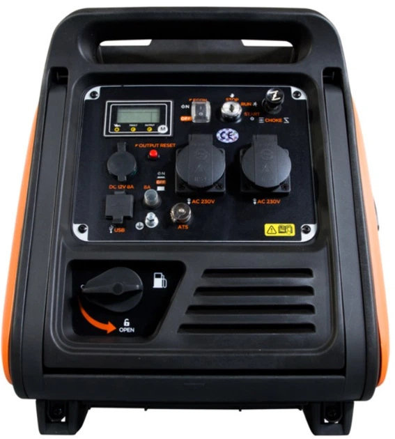 Генератор инверторный BLACK&DECKER BXGNI4000E 3,9 кВт ATS - изображение 7