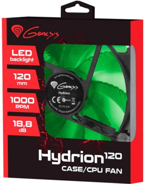 Chłodzenie CPU Genesis Hydrion 120 zielony (NGF-1168) - obraz 5
