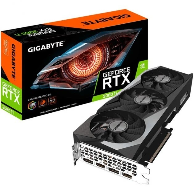 松*幸様 【GPU】動作確認済み RTX 3060 Ti 8GB ID:85A1 Відеокарта GIGABYTE GeForce RTX 3060 Ti GAMING OC PRO 8G rev. 3.0